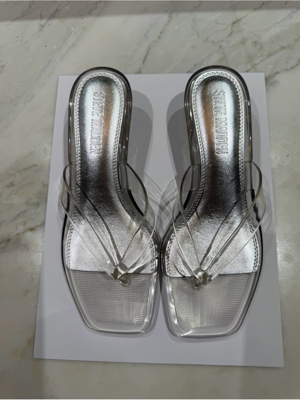New Without Tags Steve Madden Women’s Tracie Jelly Thong Sandal (6)